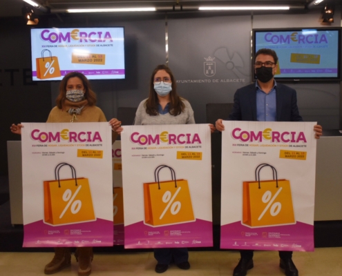 La Diputación de Albacete reitera su apoyo al comercio local de la provincia durante la presentación de Comercia  2022