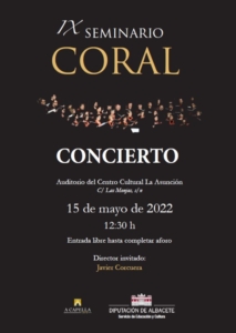 cartel IX seminario coral 2022