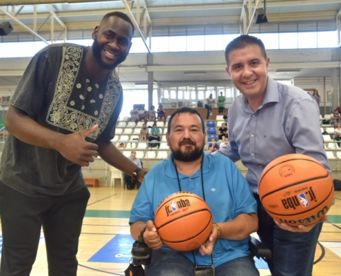 De la mano de la Diputación de Albacete y de la JCCM, ‘el NBA’ Usman Garuba conquista La Roda con su testimonio de superación dentro y fuera ...