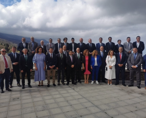 'Foto de Familia' en la Comisión de Diputaciones en La Palma