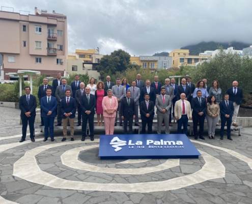 'Foto de Familia' en la Comisión de Diputaciones en La Palma