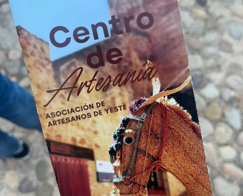 Folleto promocional del Centro realizado por la Diputación Provincial de Albacete desde el Servicio de Imprenta