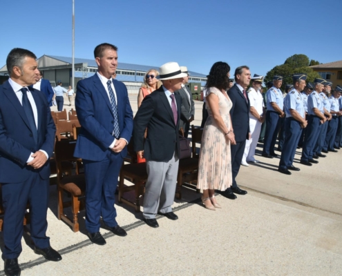 Un momento del Acto de toma de posesión del coronel Ignacio Zulueta Martín