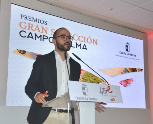 El vicepresidente provincial durante su intervención en la entrega de reconocimientos Gran Selección Campo y Alma