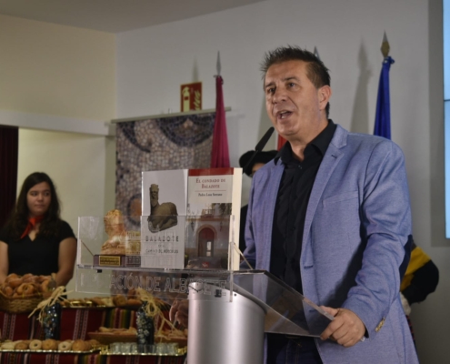 El presidente de la Diputación, Santi Cabañeo, durante la presentación