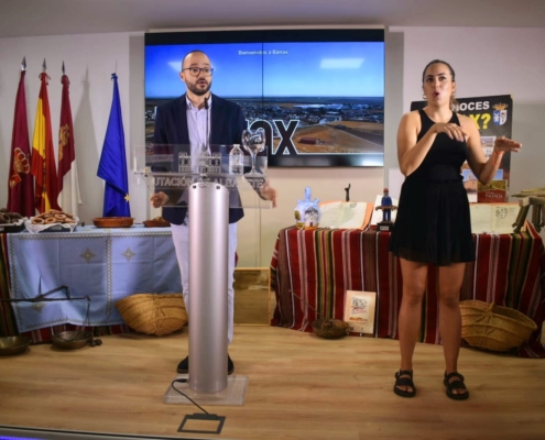 El vicepresidente de la Diputación, Fran Valera, durante su intervención