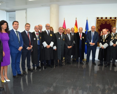 Foto de familia previa al solemne acto de inicio del Año Judicial