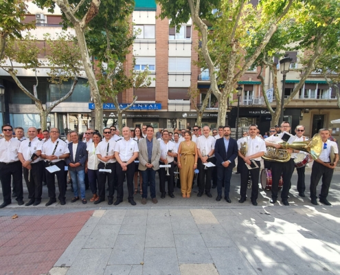 Foto de la recepción a la BSMA en la Diputación de Albacete