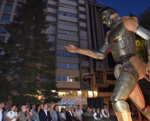 Un momento de la inauguración de la remodelación de la Calle Ancha de Albacete