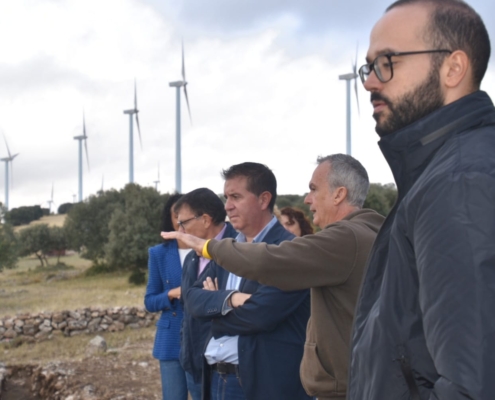 Un momento de la visita a las Alquerías de Higueruela