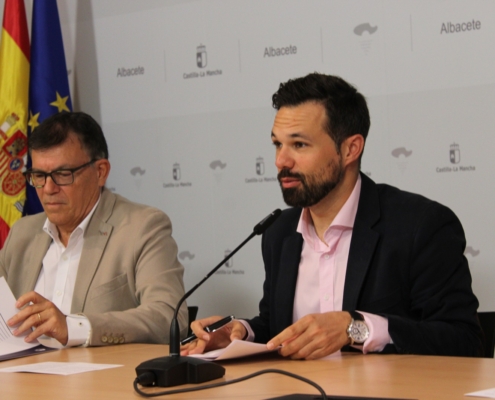 El diputado de Cultura, Miguel Zamora, durante la presentación del Ciclo de Conferencias