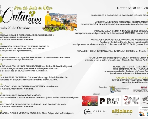 Programa Feria del Aceite de Ontur