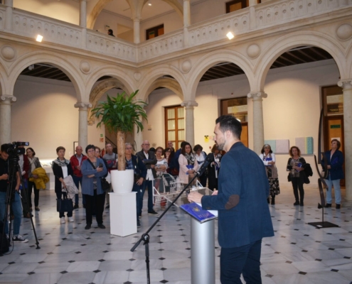 Un momento de la presentación de Itálica en el Centro Cultural La Asunción