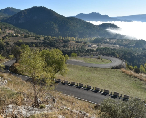 Vista de la carretera