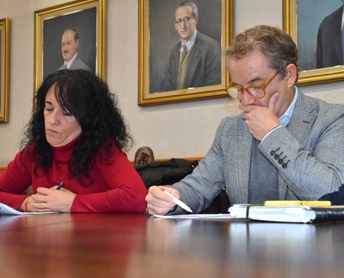 Representantes de PP y Cs en la II mesa de trabajo de la Diputación sobre exclusión financiera en la provincia de Albacete