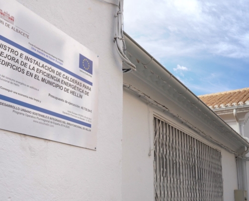 Fachada de una de las Escuelas Infantiles de Hellín donde se ha renovado las Calderas con la EDUSI