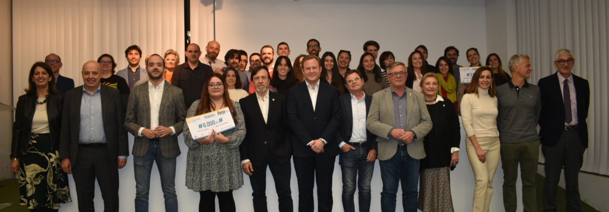 Foto de familia de la entrega de los X Premios Sherpa