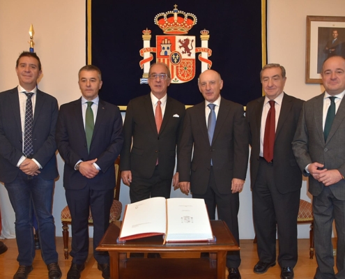 Imagen del acto institucional organizado por la Subdelegación del Gobierno de España en Albacete para conmemorar el 44º aniversario que la Cons ...