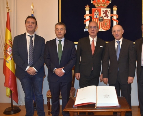 Imagen del acto institucional organizado por la Subdelegación del Gobierno de España en Albacete para conmemorar el 44º aniversario que la Cons ...