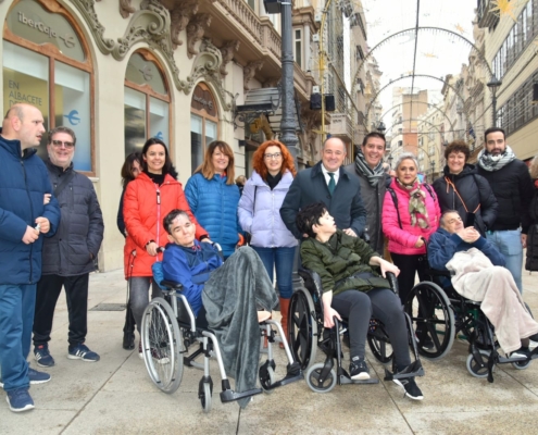 Imagen la marcha con motivo del Día Internacional de las Personas con Discapacidad