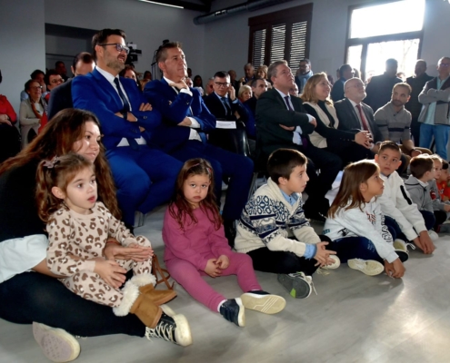 Un momento de la inauguración de la Unidad Educativa del CRA Los Almendros en Pozo Lorente