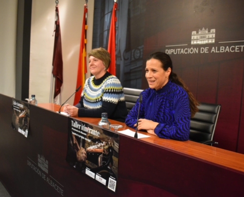 Un momento de la presentación del taller itinerante