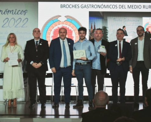 Entrega del premio al restaurante Ideas de Higueruela