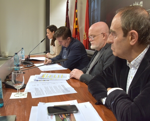 Imagen lateral en la presentación de la programación de Albacete en Fitur 2023