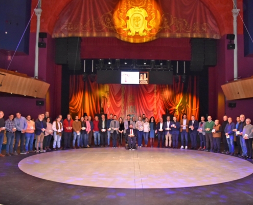 Cabañero entrega la Medalla de Honor de Cultural Albacete, en su 40 Aniversario, a los alcaldes y alcaldesas de la provincia por su “vital cont ...