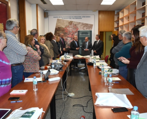 General del encuentro de trabajo que representantes UNED Centro Este han celebrado en la Diputación de Albacete