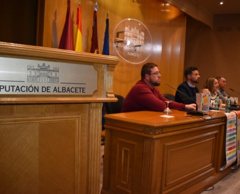 Un momento de la presentación de los Carnavales de Tarazona de la Mancha en la Diputación de Albacete