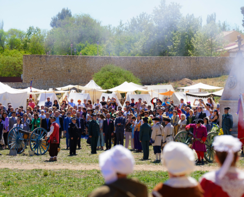 Imagen general durante la Recreación Histórica de la Batalla de Almansa