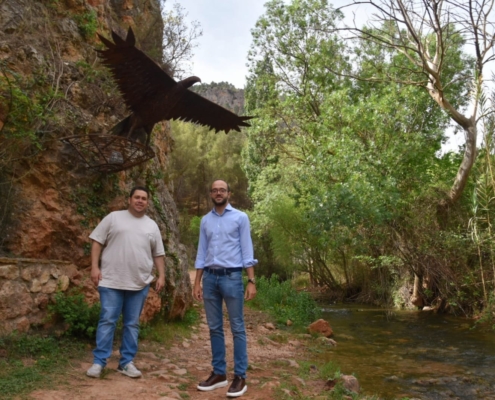 La Diputación de Albacete felicita al Ayuntamiento de Bogarra por su exitoso ‘Certamen de Esculturas en el Paisaje’ que cumple diez ediciones