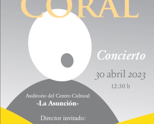 cartel concierto coral 2023