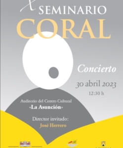 cartel concierto coral 2023