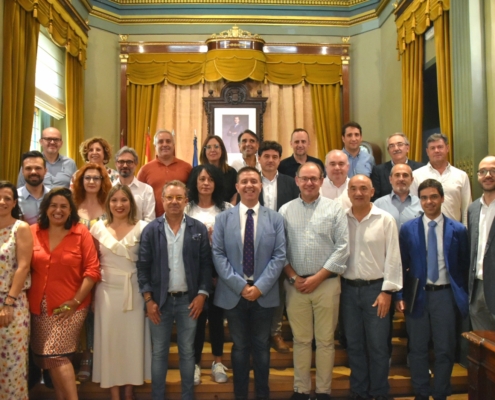 'Foto de familia' de la X Corporación Provincial de la Diputación de Albacete