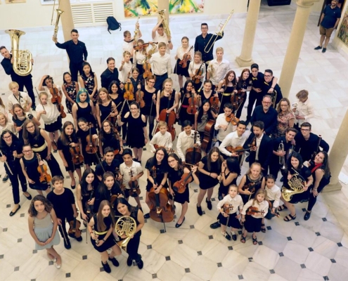 La Orquesta y la Banda Sinfónica del Real Conservatorio Profesional de Música y Danza de la Diputación de Albacete ponen ‘el broche de oro’ ...