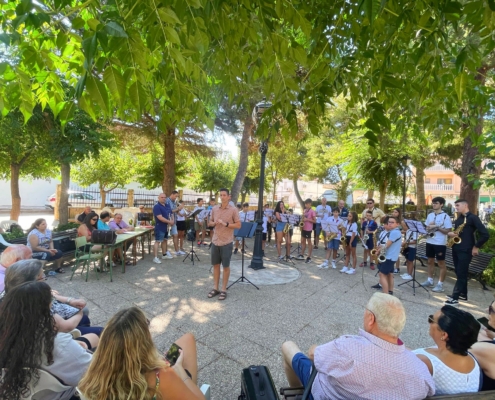 Cursos musicales al aire libre en el Saxosones 2023 de Cenizate