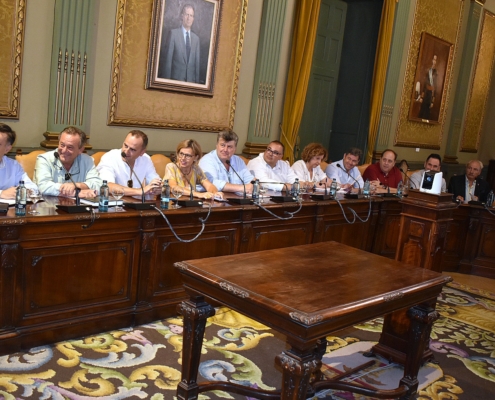 Imagen de los Grupos Provinciales de PP y Vox en la sesión del 24 de julio