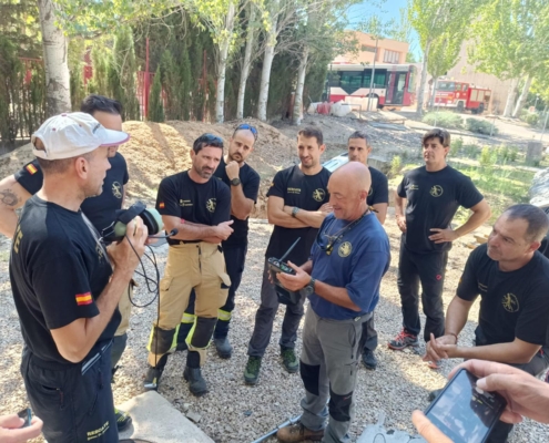 Sesión formativa de la Sección de Intervnción en Catástrofes de Bomberos Sin Fronteras