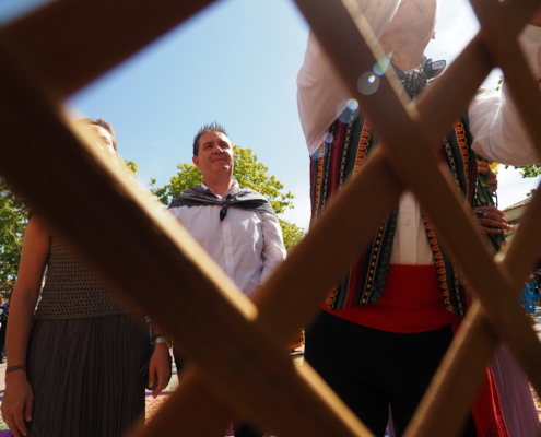 El presidente provincial en la Ofrenda de Flores a la Virgen de Los Llanos