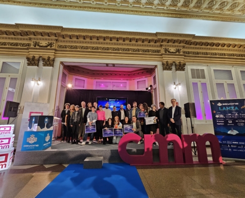 'Foto de familia' en la entrega de Premios Abycine Lanza 2023