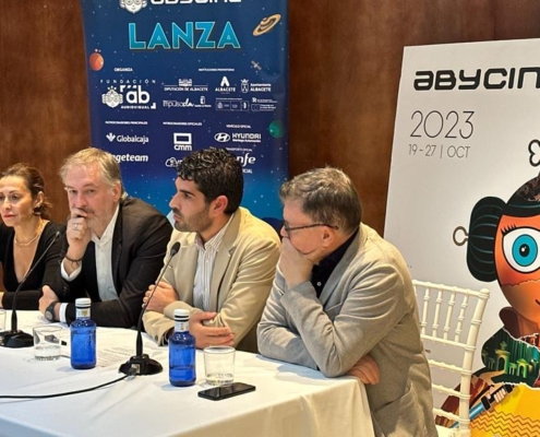 Imagen de la rueda de prensa de balance de Abycine 2023