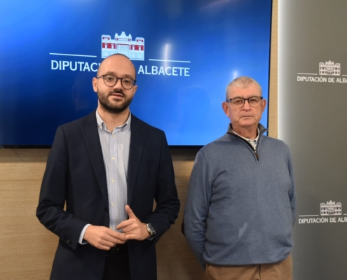 El vicepresidente provincial junto al delegado provincial de la Federación de Caza de C-LM en Albacete