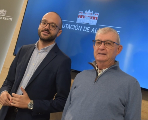 El vicepresidente provincial junto al delegado provincial de la Federación de Caza de C-LM en Albacete