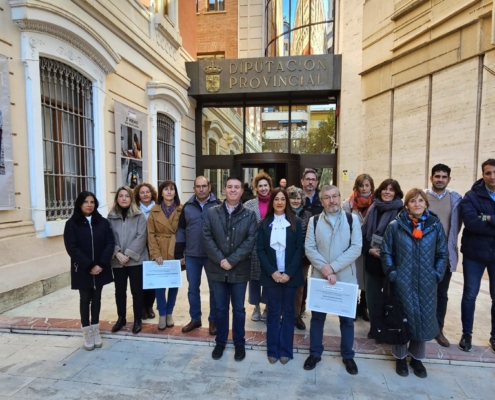 'Foto de familia' con premiados, representantes institucionales y personal técnico