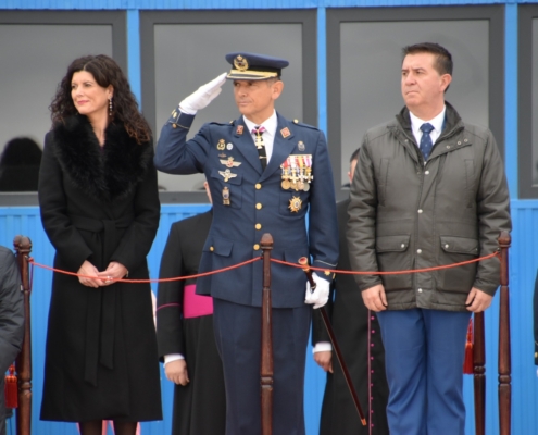 Cabañero participa en la celebración que la Base Aérea de Albacete organiza con motivo de la festividad de la patrona del Ejército del Aire