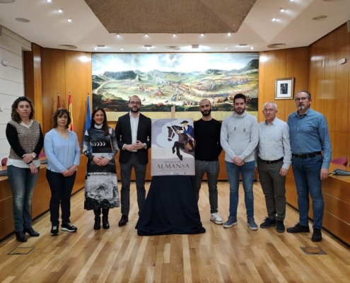 Valera participa en la presentación del cartel del 317 Aniversario de la Batalla de Almansa y reitera el respaldo de la Diputación de Albacete a ...