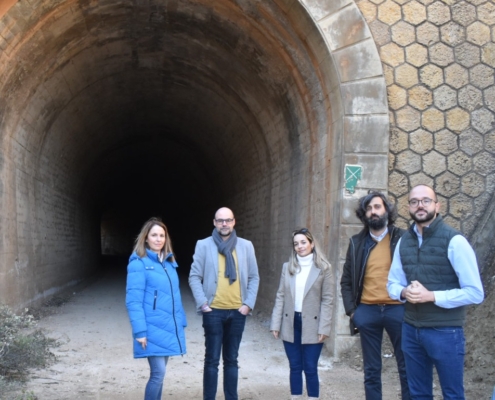 Avanzan a buen ritmo las actuaciones de mejora impulsadas por la Diputación de Albacete en el tramo II del Camino Natural Vía Verde Sierra de Al ...