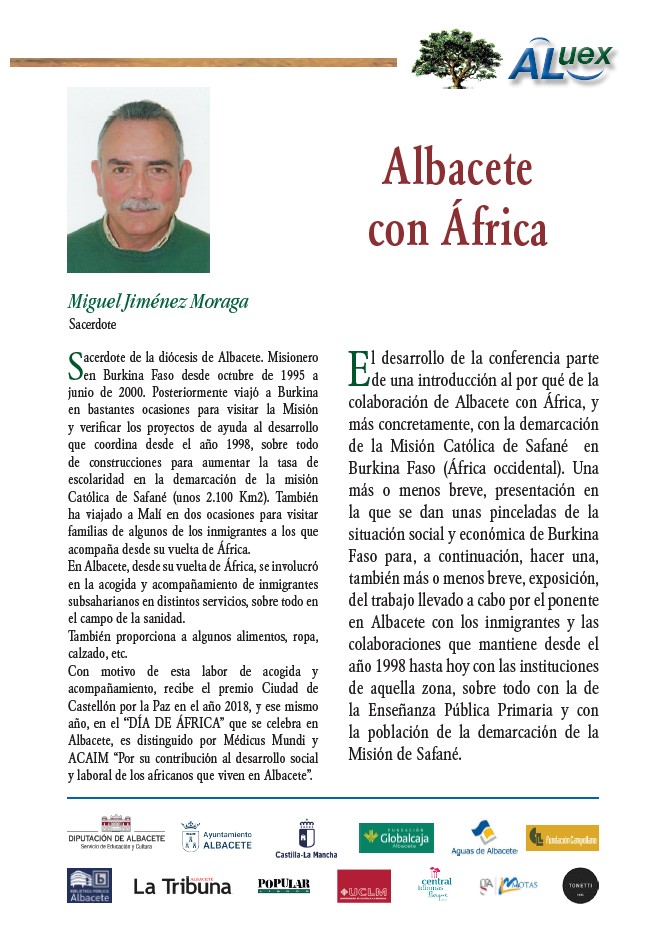 conferencia aluex albacete con áfrica